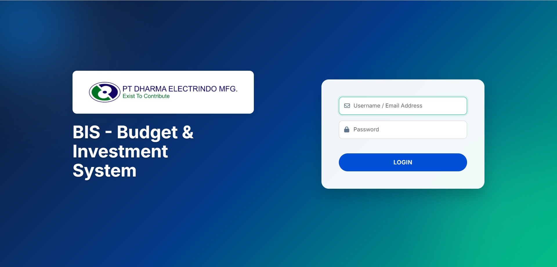 Budget & Investment System